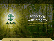 Tablet Screenshot of genesysonline.com